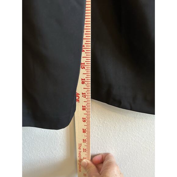 Wide Leg Satin Capris Pants Black Casual Pull On Dress Pant NWT Retail $98 Med - Picture 9 of 10